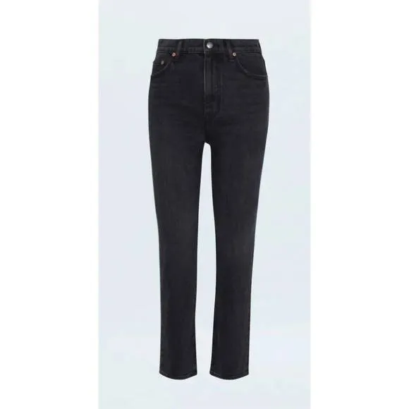 NEW PISTOLA bri high rise slim straight jeans in lodge