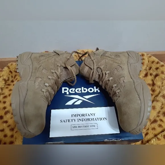 NEW Rapid response REEBOK safety toe shoes Men's size 7