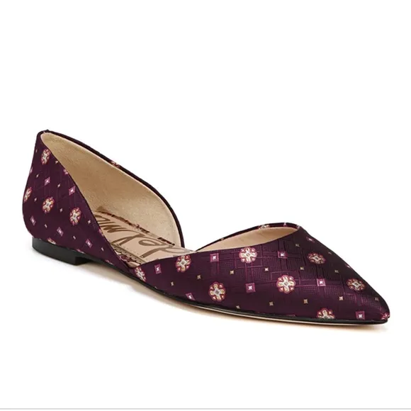 NEW Sam Edelman Rodney Deep Purple Flats size 6.5
