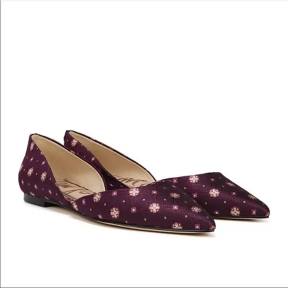 NEW Sam Edelman Rodney Deep Purple Flats size 6.5