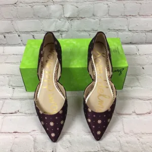 NEW Sam Edelman Rodney Deep Purple Flats size 6.5