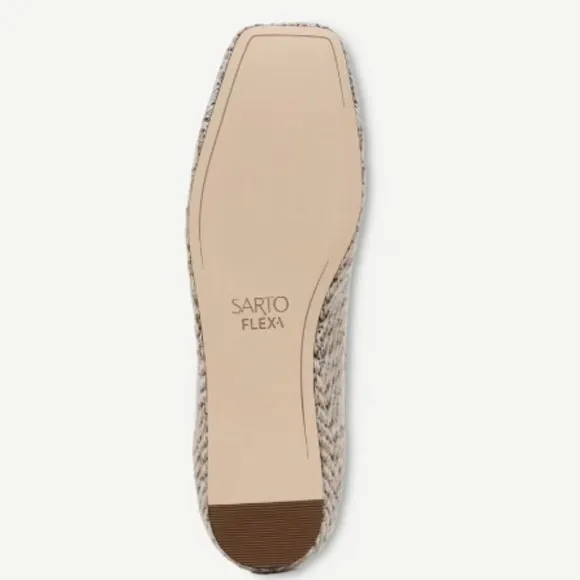 new SARTO by Franco Sarto Flexa Amaya 3 Ballet Flats  in Black Multi Tweed 2…