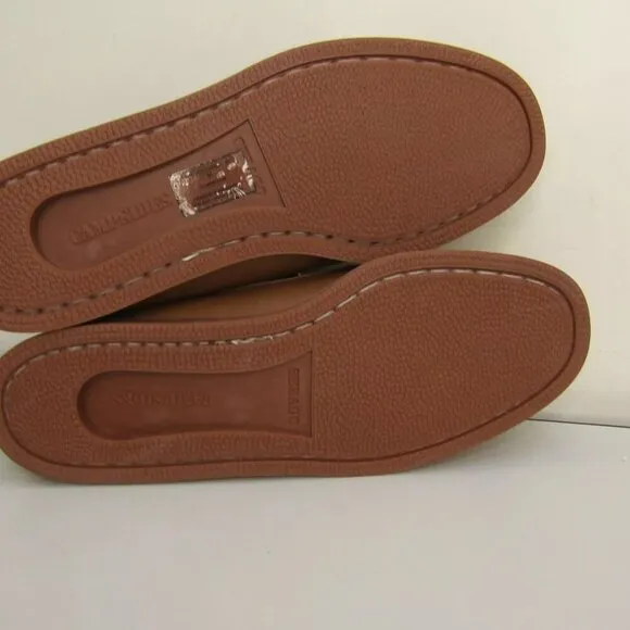 NEW SEBAGO Mens Askook Kilian Moccasins Casual Comfort Lace-Up  Brown Size 8.5R