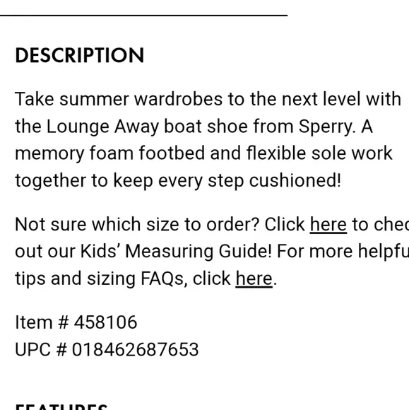 New Sperry Boat Shoes