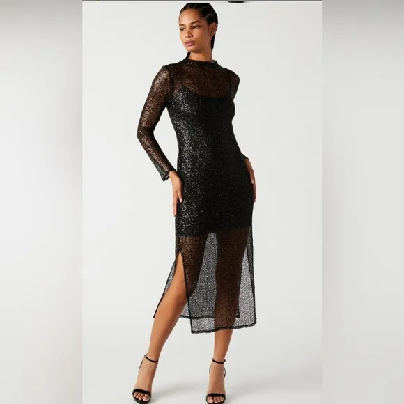 NEW STEVE MADDEN blakely dress in black SZ Small