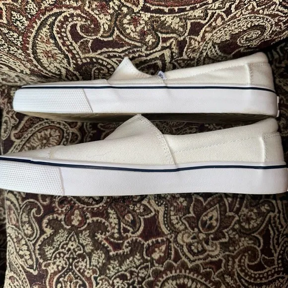 New (Store Display) Women’s Size 10 Toms Alpargata Canvas Slip on Boat Shoes