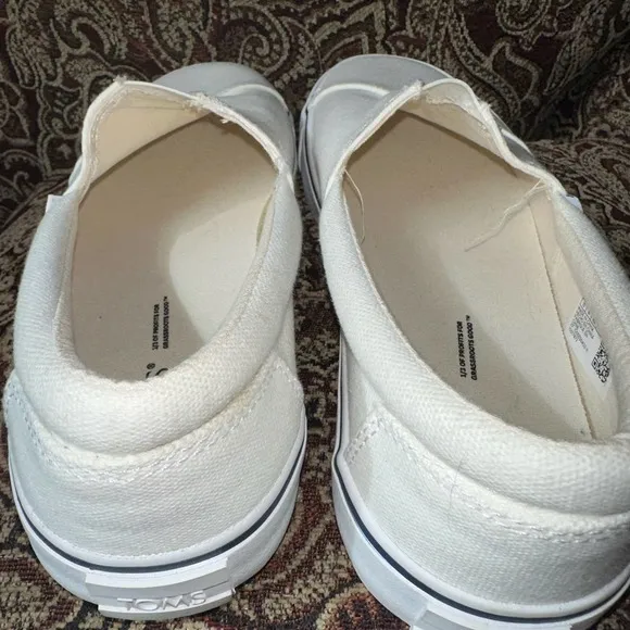 New (Store Display) Women’s Size 10 Toms Alpargata Canvas Slip on Boat Shoes