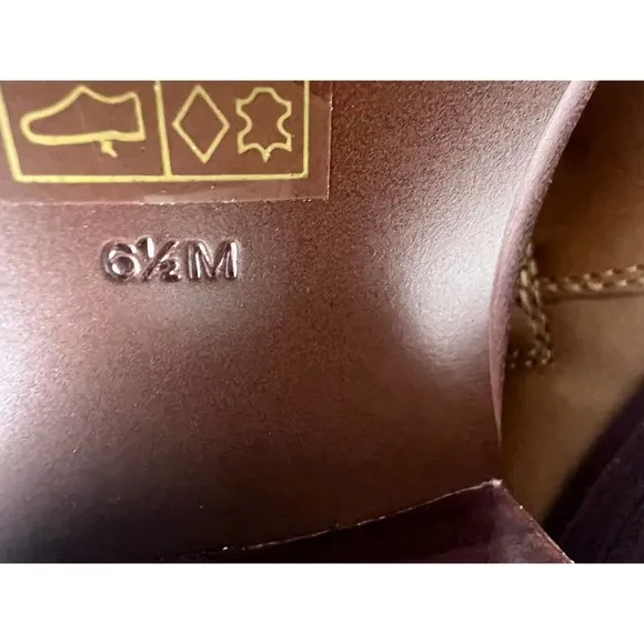 New TORY BURCH MILLER 45mm Leather Women's Ankle Boots Bootie Dark Tiramisu ~6.5