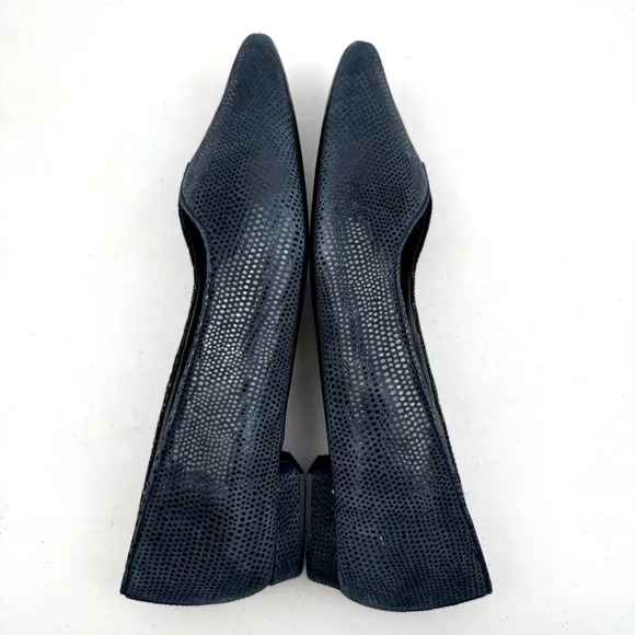NEW VANELi Sz 9.5W Women’s Ganet Pointed Slip On Ballet Flats in Navy Print
