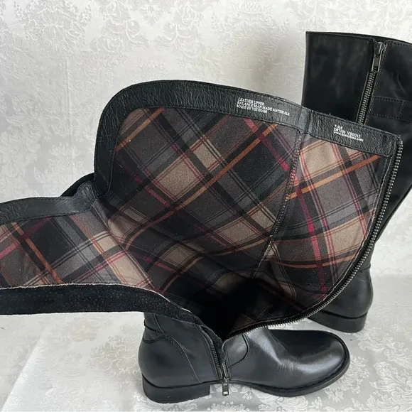 NIB Born Tallulah black leather boots size 7.5
