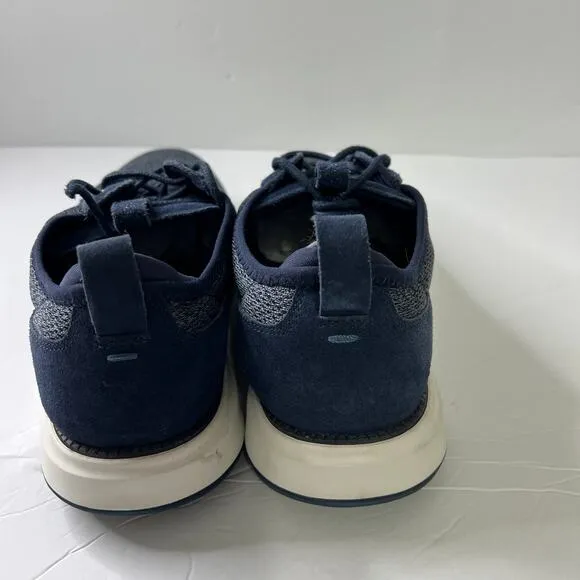 NIB Cole Haan Men's Grand Atlantic Knit Oxford Casual Sneakers Navy Blue Sz12