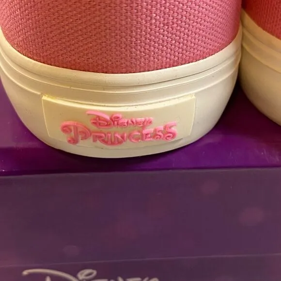 NIB Disney Princess Kids Girls Belle Slip-On Casual Shoes - Multicolor - Size 3