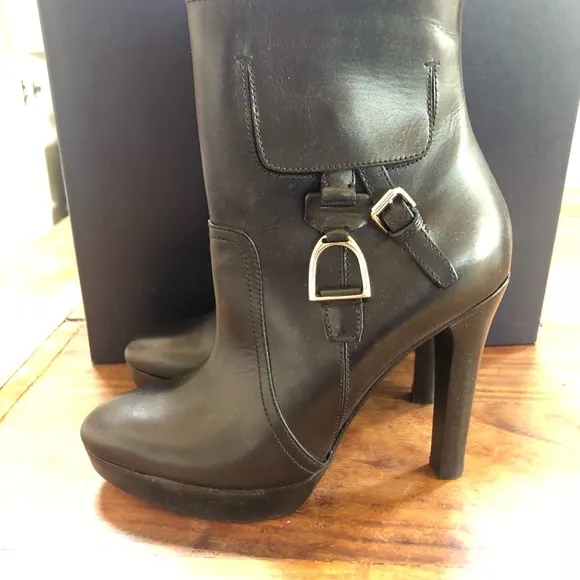 NIB Ralph Lauren Norine Ankle Boots