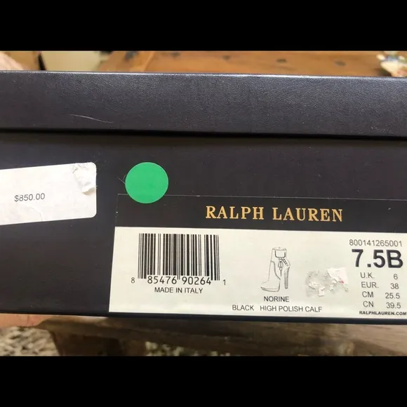 NIB Ralph Lauren Norine Ankle Boots