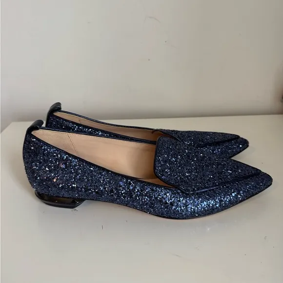 Nicholas Kirkwood Beya Sequin Flats Loafers 39.5