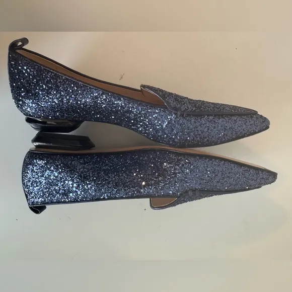 Nicholas Kirkwood Beya Sequin Flats Loafers 39.5
