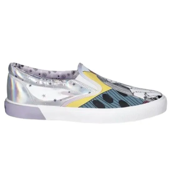 Nightmare Before Christmas Jack &amp; Sally Slip On Shoes Women's 8
