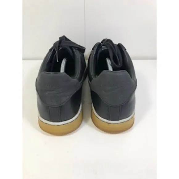 Nike Air Force 1 579962-004 Downtown Lace-Up Sneakers Black Chrome Mens US 13