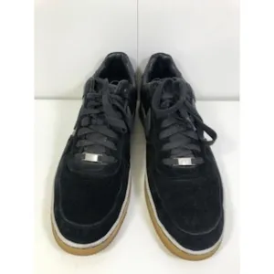 Nike Air Force 1 579962-004 Downtown Lace-Up Sneakers Black Chrome Mens US 13