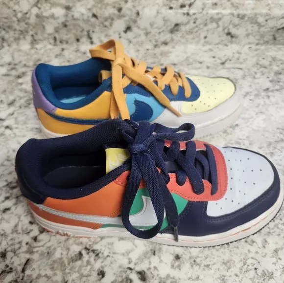 Nike Air Force 1 LV8 GS &quot;What the AF1&quot; Multi-Color FQ8368-902 Kids Size 3.5Y