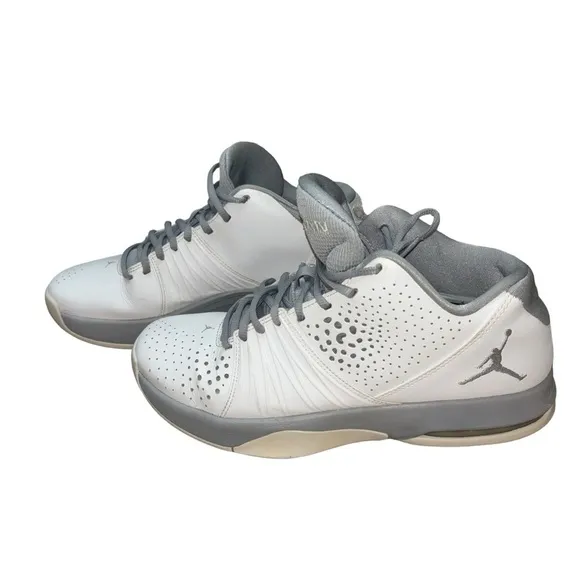Nike Air Jordan Men's Size 11 Wolf Gray 5 AM Basketball Shoes Style 807546-100