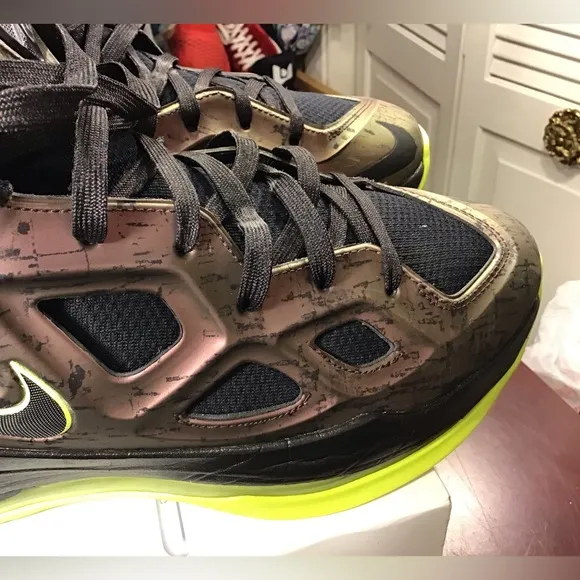 Nike Air Zoom HyperPosite 2 Copper/Black/Volt 653466-607 Sz 9.