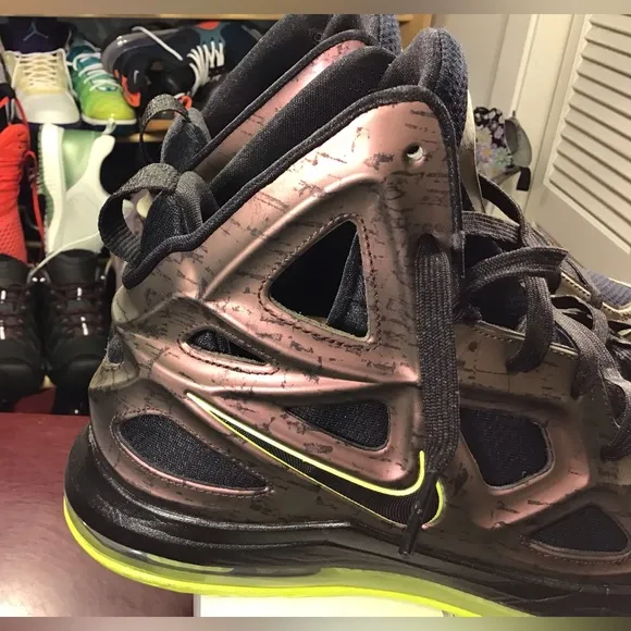Nike Air Zoom HyperPosite 2 Copper/Black/Volt 653466-607 Sz 9.