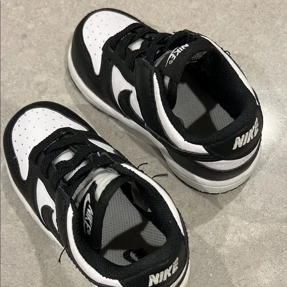 Nike Baby Black and White Shoes- pandas