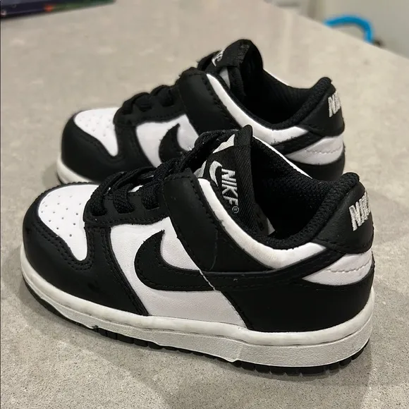 Nike Baby Black and White Shoes- pandas