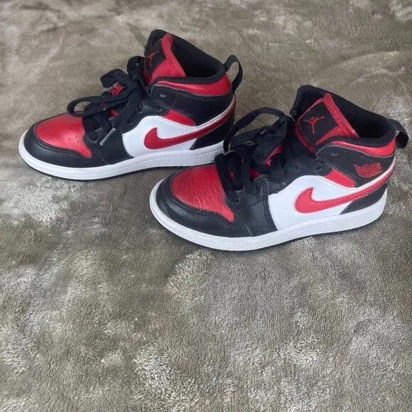 Nike Black and Red Air Jordan's
