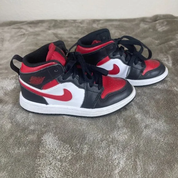 Nike Black and Red Air Jordan's