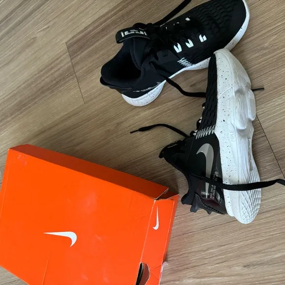 Nike Black and White Shoes