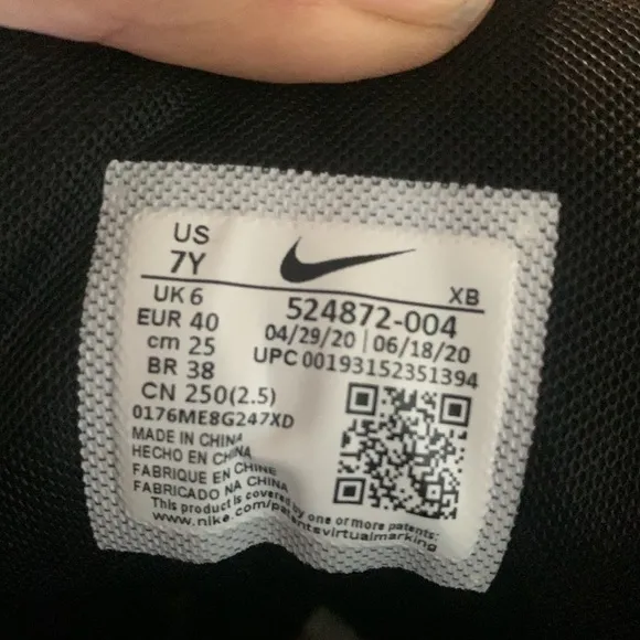 Nike boy ps wood side 2 ACGboots size 7