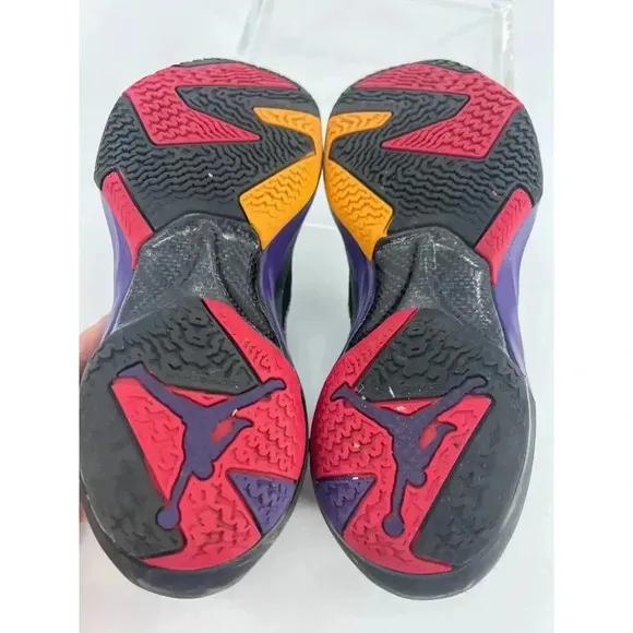 Nike Boys Air Jordan 37 Raptors DD7421-065 Black Lace Up Basketball Shoe…