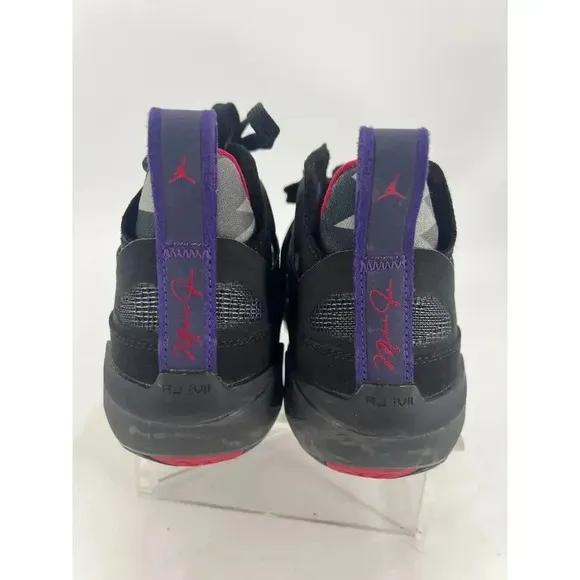 Nike Boys Air Jordan 37 Raptors DD7421-065 Black Lace Up Basketball Shoe…