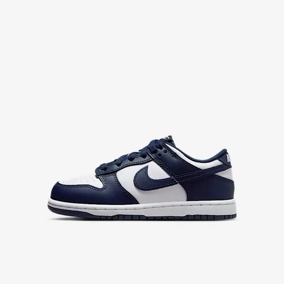Nike Dark Blue and White Athletic Shoes