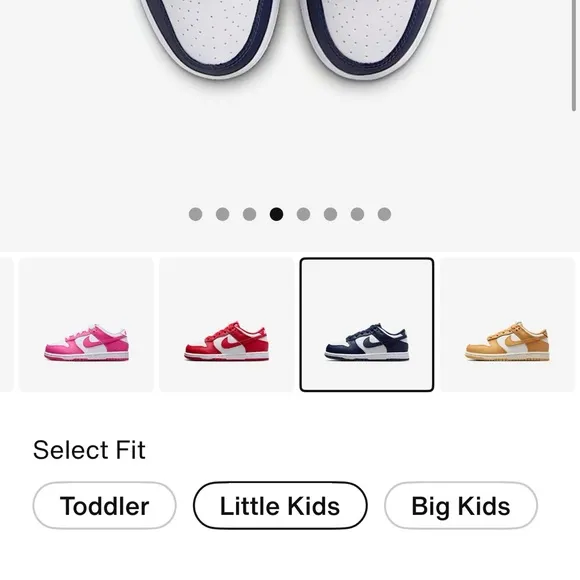 Nike Dark Blue and White Athletic Shoes