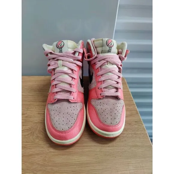 Nike Dunk High Hoops Pack Pink (W) DX3359-600 Women's Shoes Size 8.5