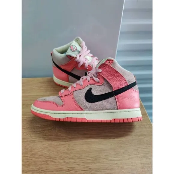Nike Dunk High Hoops Pack Pink (W) DX3359-600 Women's Shoes Size 8.5