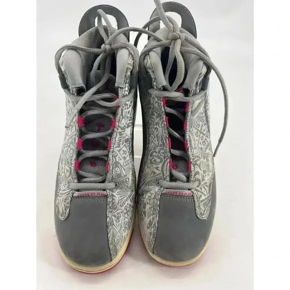 Nike Girls Air Jordan Dubb Zero 725742-007 Gray Basketball Sneaker Shoes…