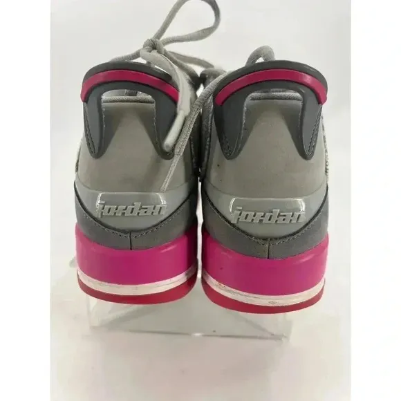 Nike Girls Air Jordan Dubb Zero 725742-007 Gray Basketball Sneaker Shoes…