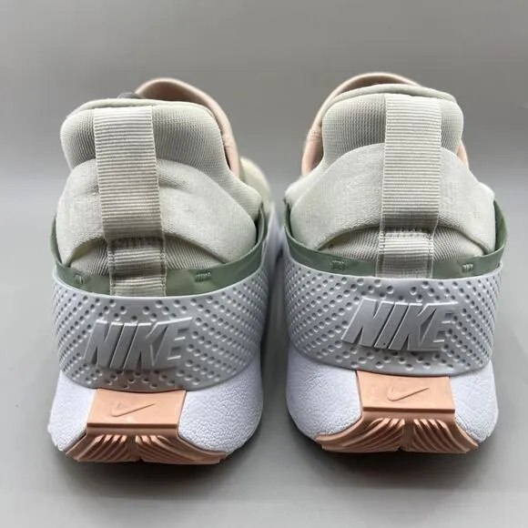 Nike Go FlyEase Seafoam Folding Sneakers Men Size 10.5 White Pink Slip On Shoes