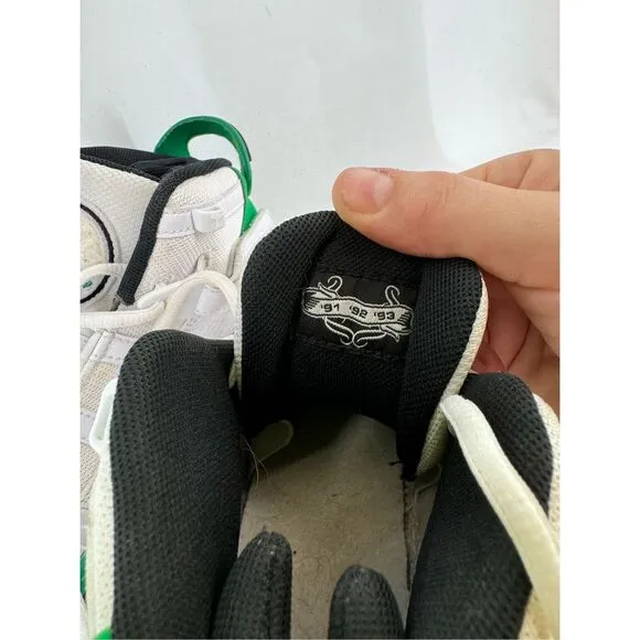 Nike Jordan Kids White Green 6 Rings Lucky Athletic Sneakers Shoes Size 6Y