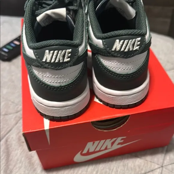 Nike Kids Dunk Low Shoes - Black and White