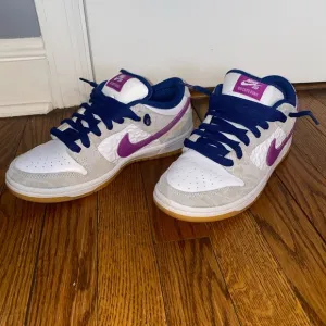 Nike Kids Shoes - White and Purple boys size 6