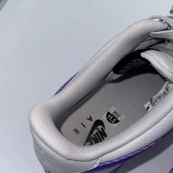Nike Men’s  Gray and Purple Sneakers
