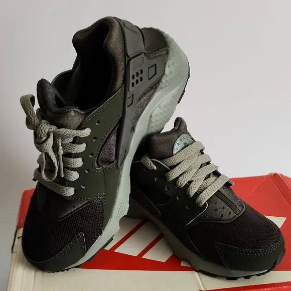 Nike Olive and Charcoal Athletic Shoes