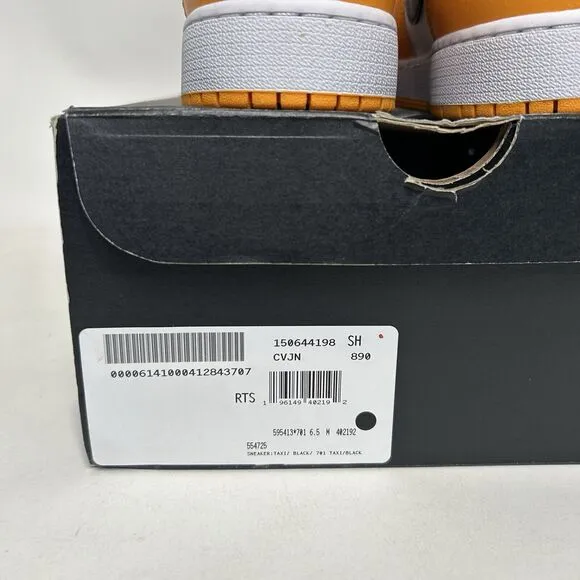 Nike Shoes Air Jordan 1 Mid GS “Taxi/Yellow Toe” 2024