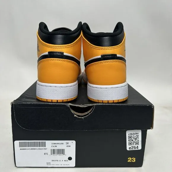 Nike Shoes Air Jordan 1 Mid GS “Taxi/Yellow Toe” 2024