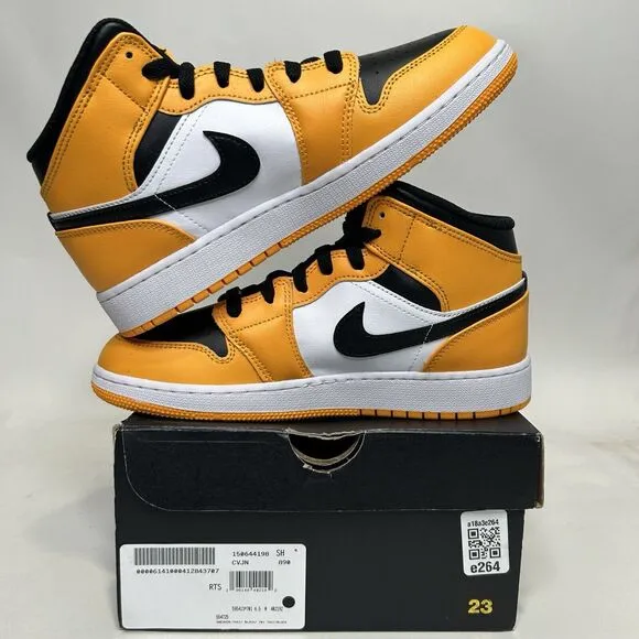 Nike Shoes Air Jordan 1 Mid GS “Taxi/Yellow Toe” 2024